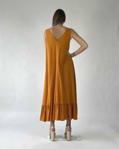 ABITO OVER SMANICATO ARANCIO
