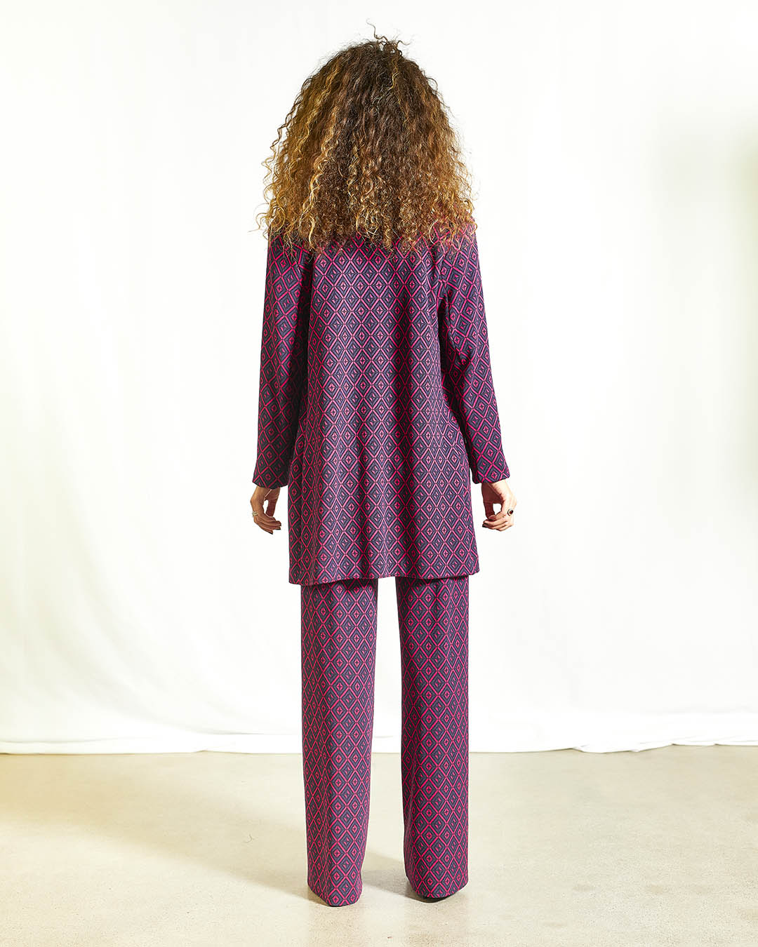 GIACCA JAQUARD OPTICAL OVERSIZE
