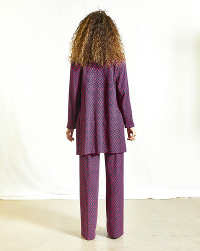 GIACCA JAQUARD OPTICAL OVERSIZE