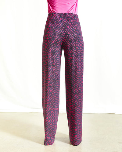 PANTALONE JAQUARD OPTICAL PALAZZO