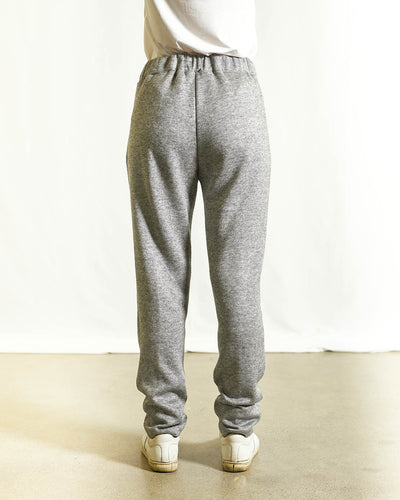 PANTALONE TINTA UNITA IN MAGLIA GRIGIO