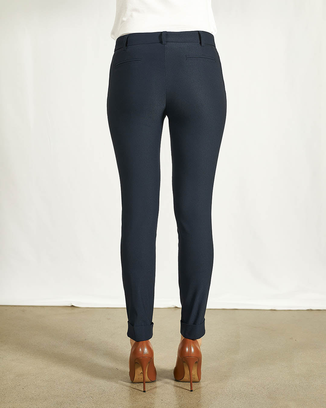 PANTALONE BENGALINA DI VISCOSA BLU