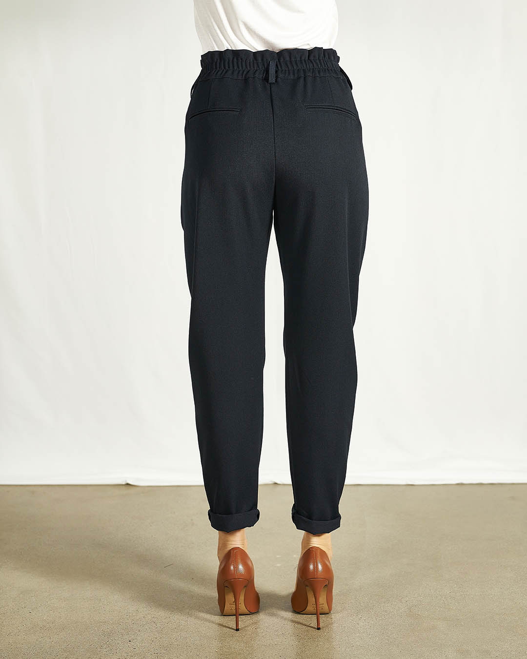 PANTALONE ELASTICATO BLU