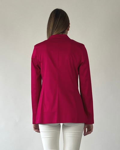 GIACCA MONOPETTO IN COTONE AZALEA