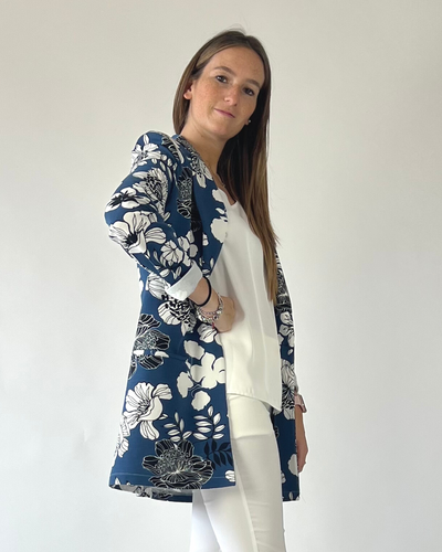 GIACCA FELPA IN FANTASIA FIORE