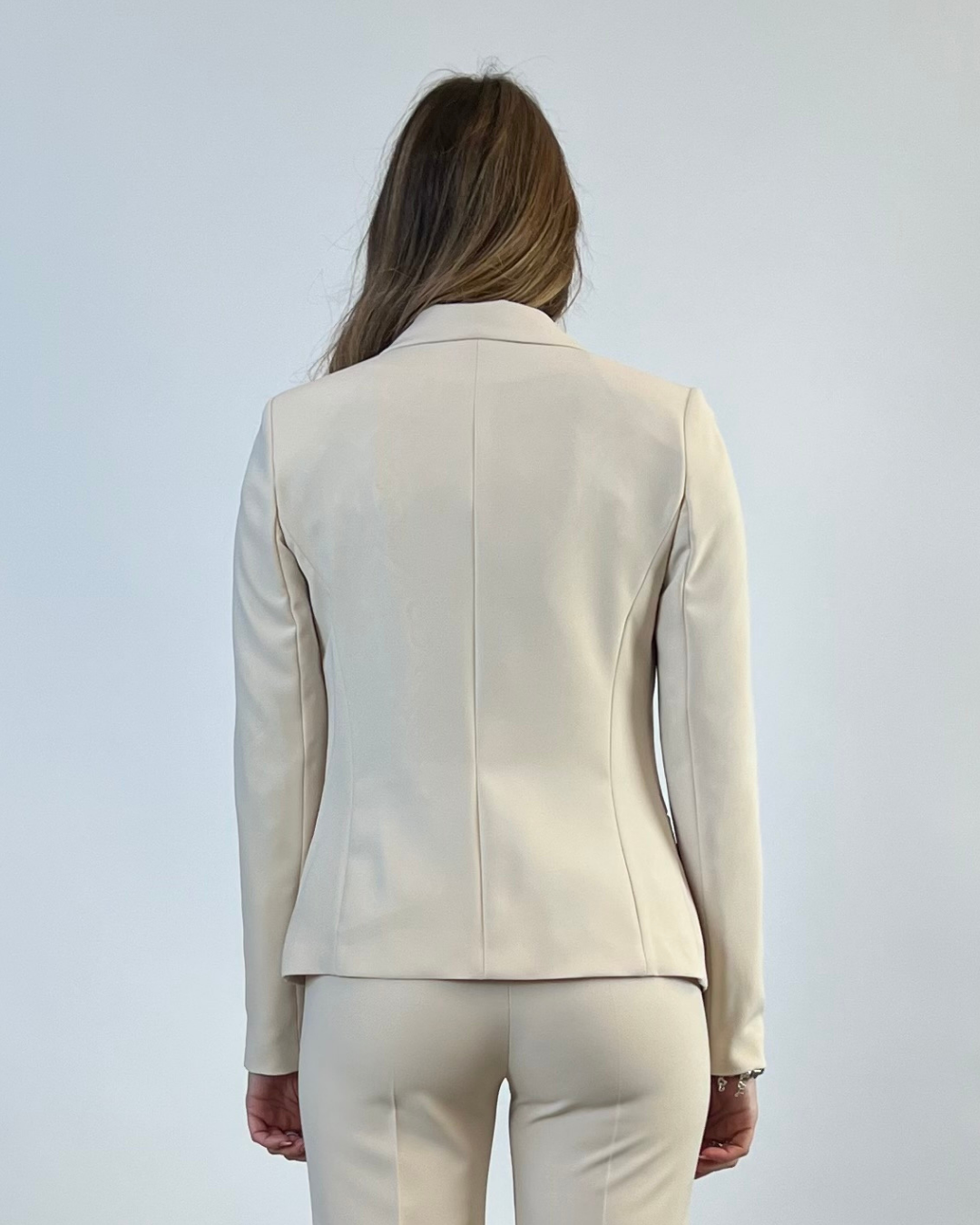 GIACCA MONOPETTO IN CADY BEIGE