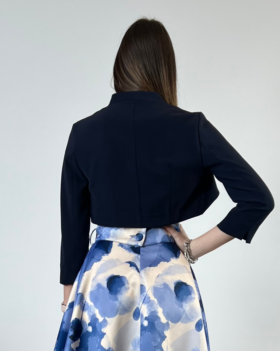 GIACCA CORTA BOLERO BLU