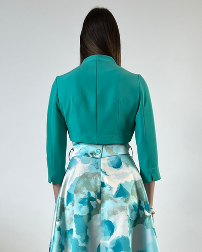 GIACCA CORTA BOLERO VERDE