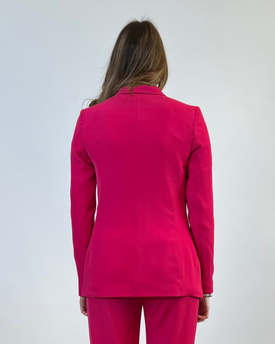 GIACCA DOPPIOPETTO IN CADY FUCSIA