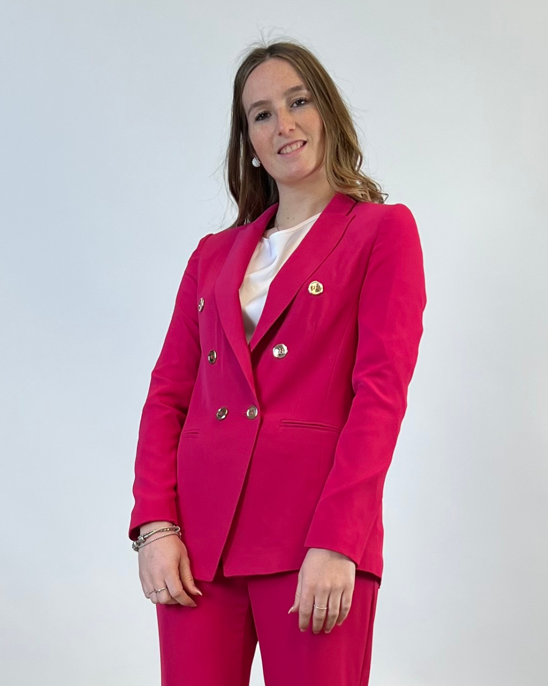 GIACCA DOPPIOPETTO IN CADY FUCSIA