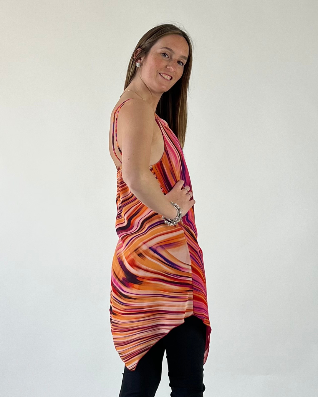 BLUSA IN GEORGETTE FANTASIA MULTICOLOR