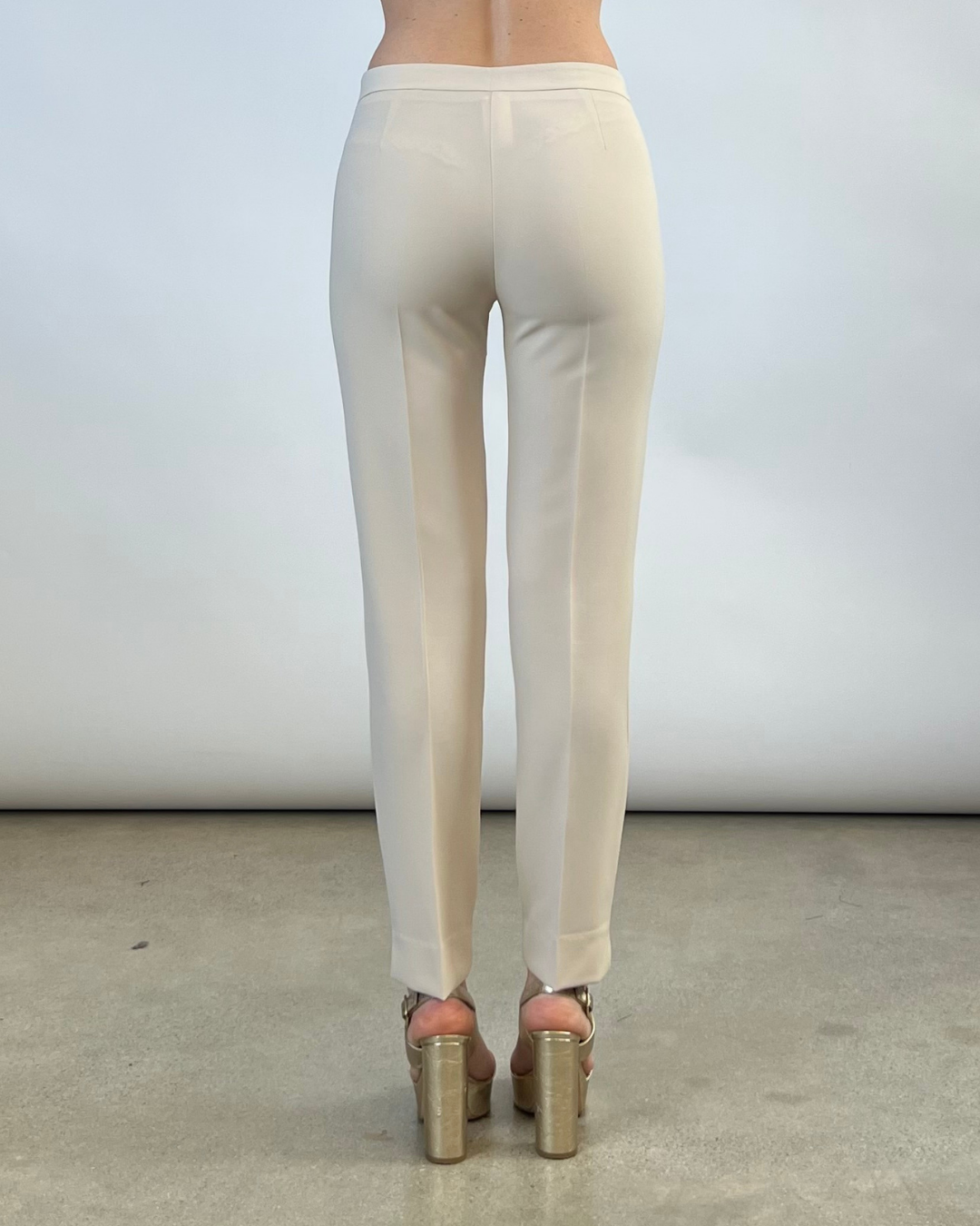 PANTALONE CAPRI IN CADY BEIGE