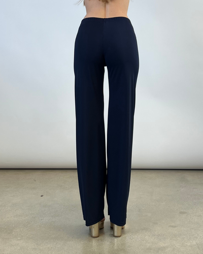 PANTALONE CON ELASTICO IN VITA BLU