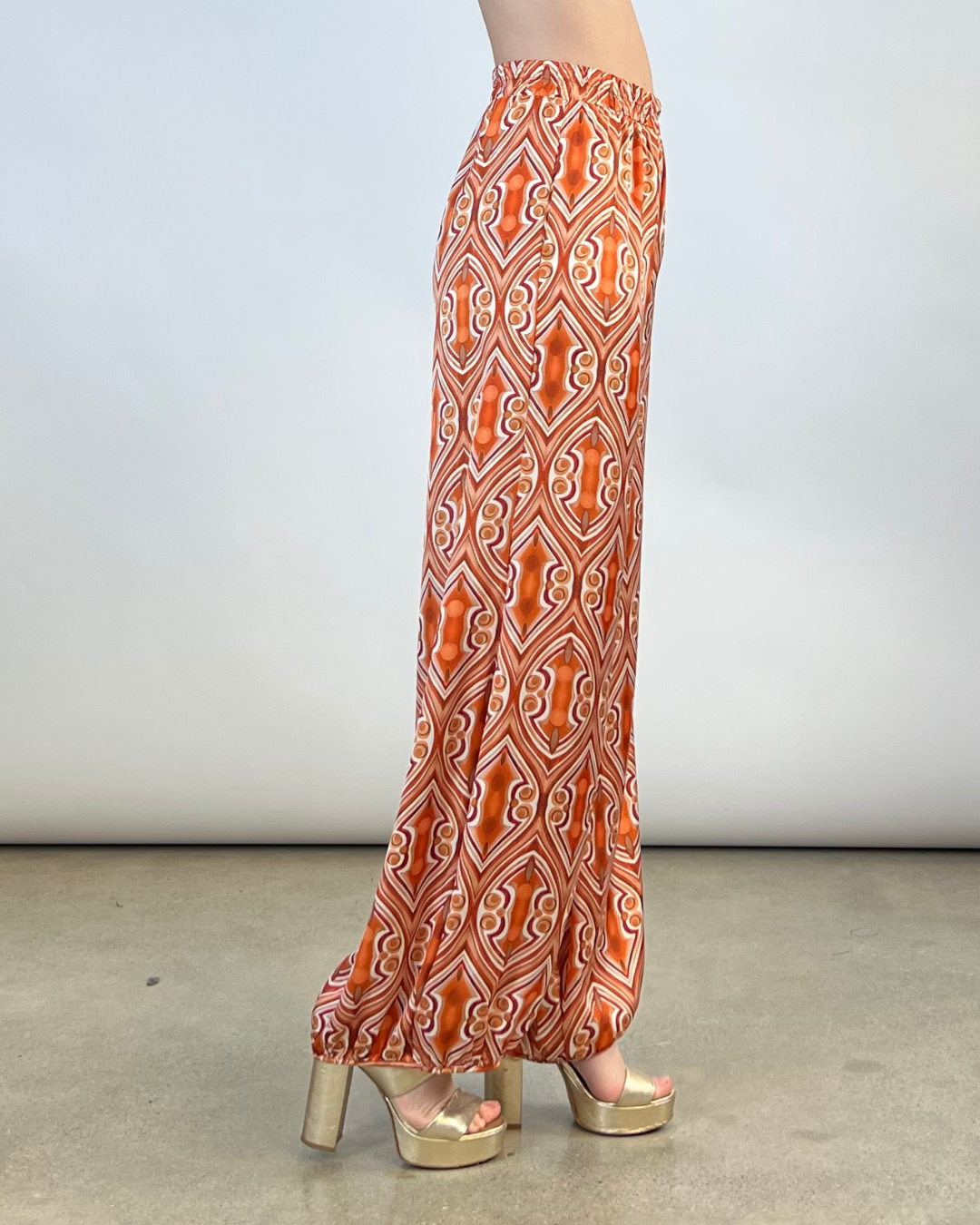 PANTALONE ODALISCA FANTASIA ARANCIO