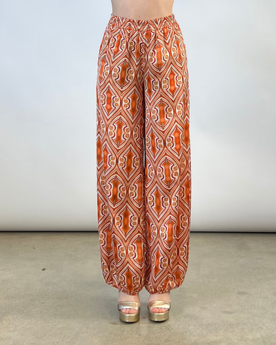 PANTALONE ODALISCA FANTASIA ARANCIO