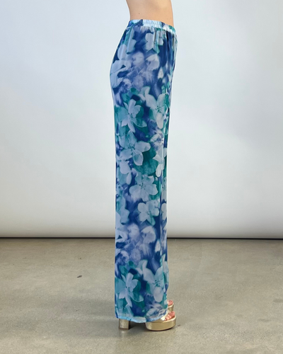 PANTALONE PALAZZO FANTASIA BLU