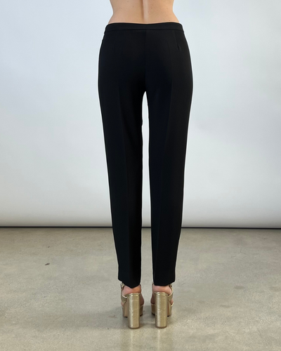 PANTALONE CAPRI IN CADY NERO