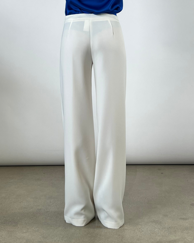 PANTALONE PALAZZO BIANCO
