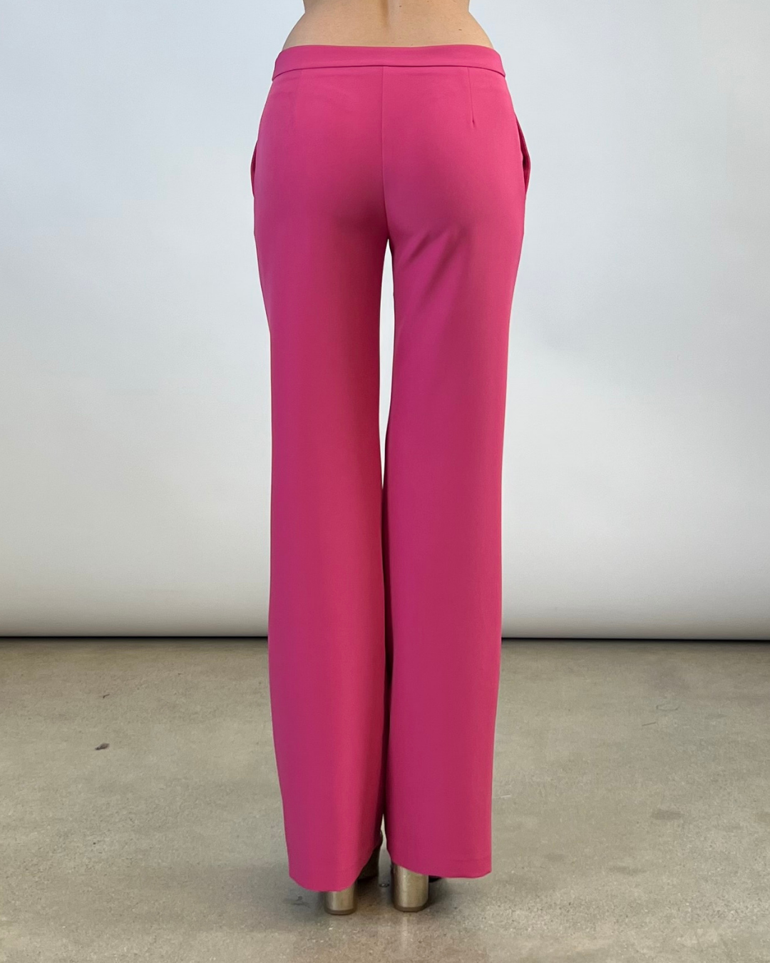 PANTALONE A ZAMPA FUCSIA