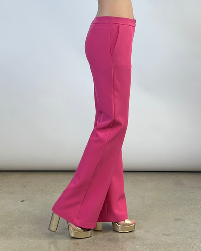PANTALONE A ZAMPA FUCSIA