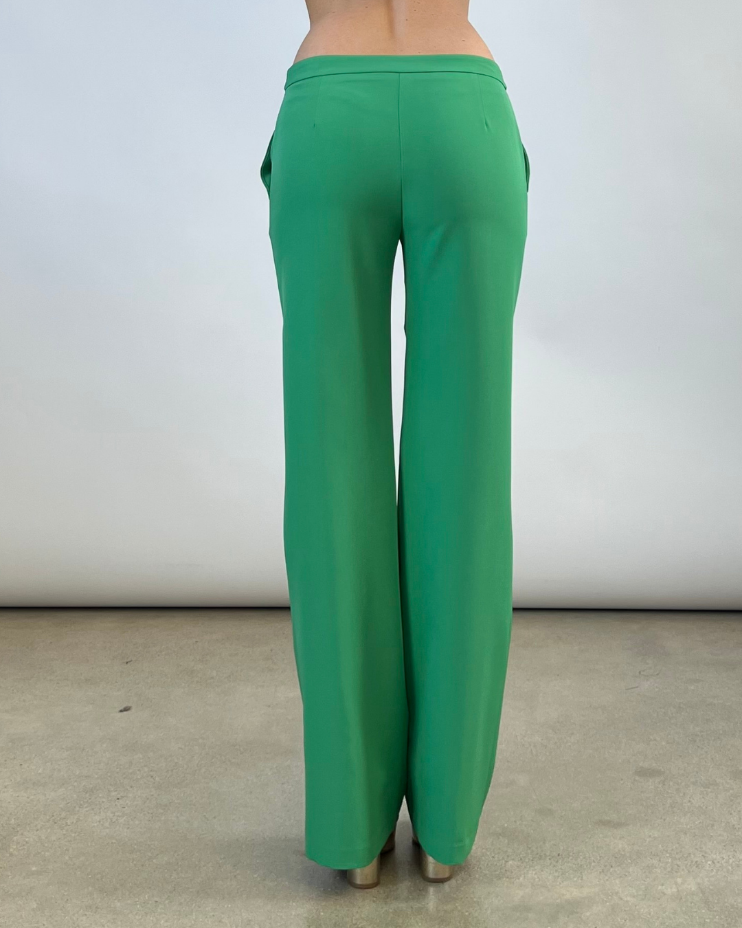 PANTALONE A ZAMPA VERDE