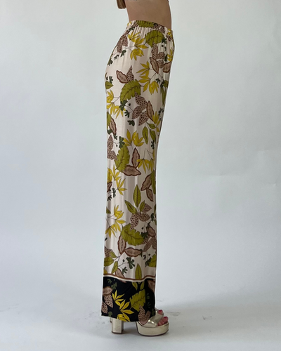 PANTALONE PALAZZO FANTASIA BEIGE